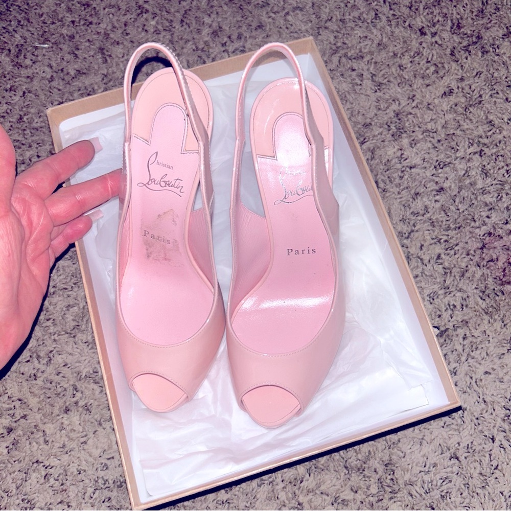 Christian louboutin hot chick sling alta